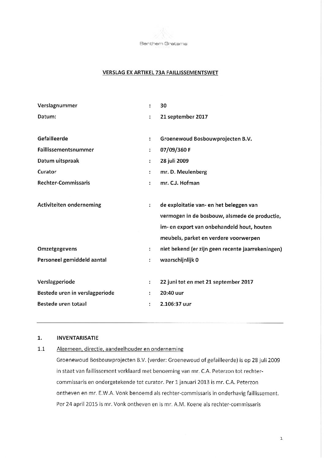 GB – verslag 030