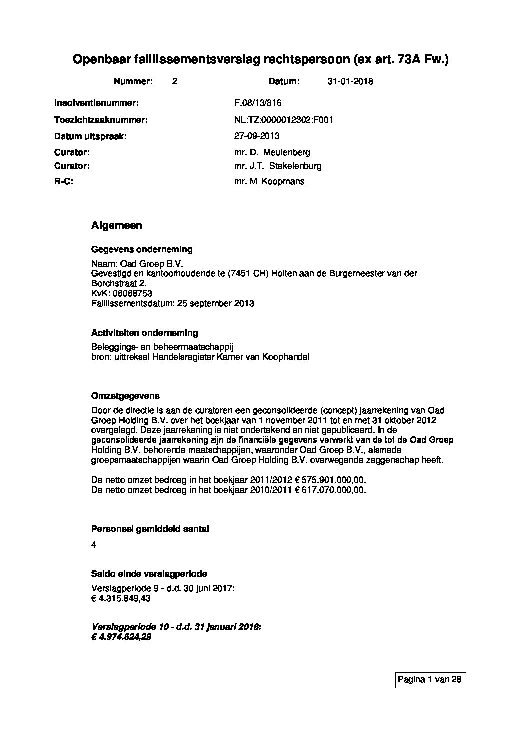 OAD Groep – verslag 10
