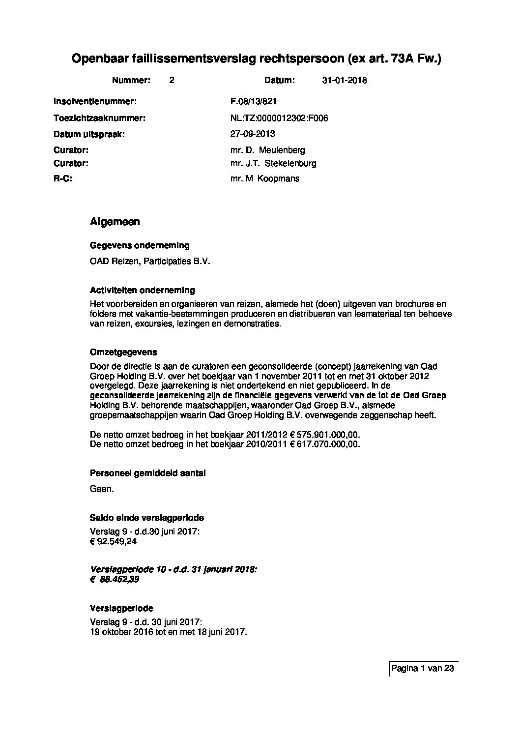 OAD Reizen Part. – verslag 10