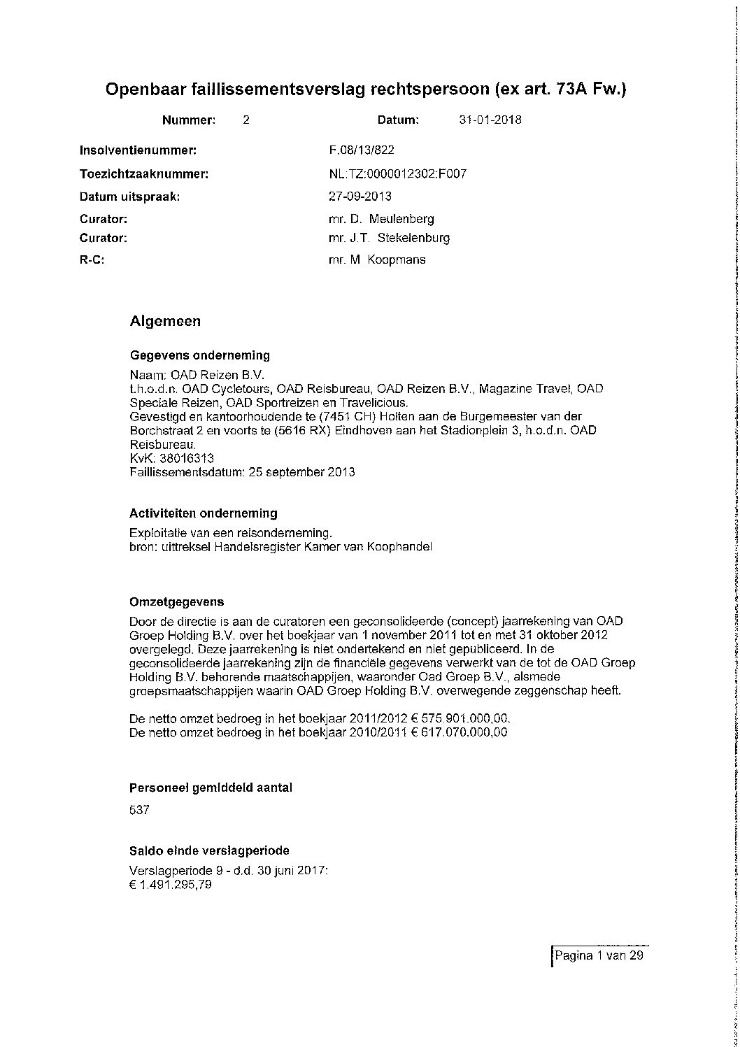OAD Reizen – verslag 10 JUISTE VERSLAG