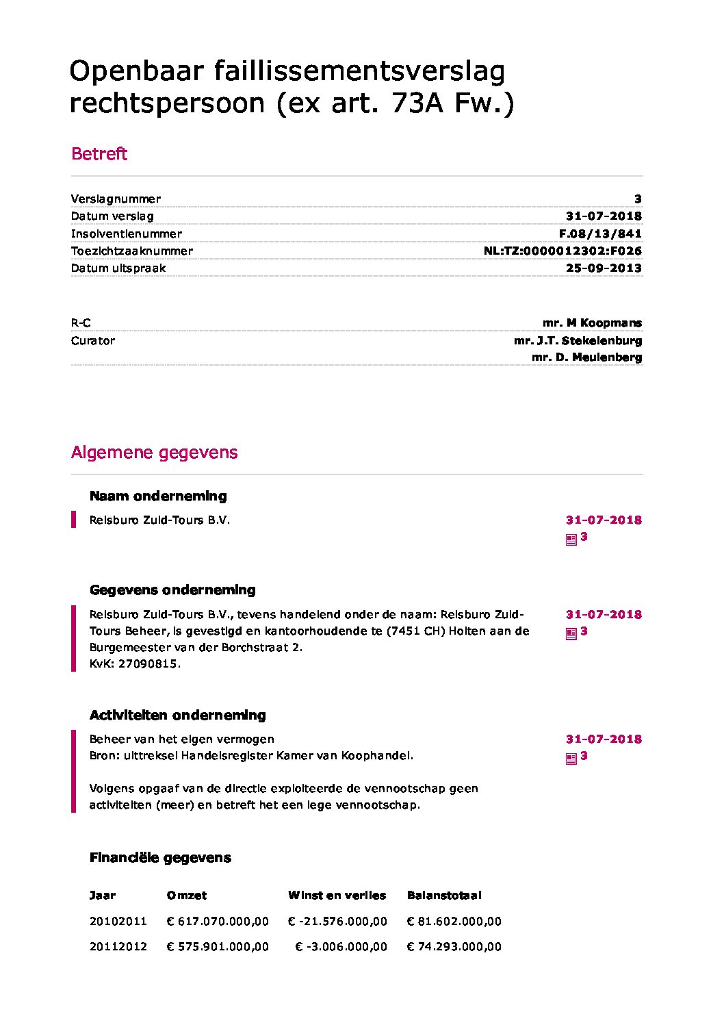RB Zuid-Tours – verslag 11