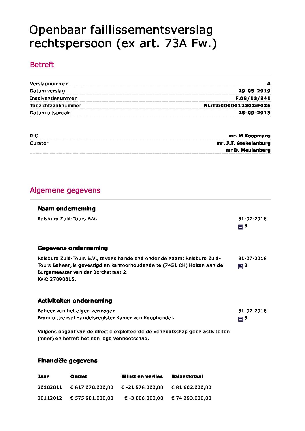 Reisburo Zuid-Tours – verslag 12