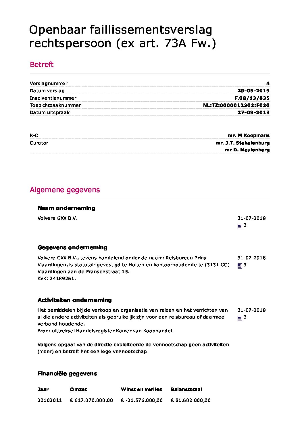 Volvere GXX – verslag 12