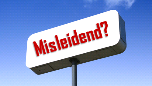 Misleidende reclame: overdrijven mag, zolang de waarheid in tact blijft