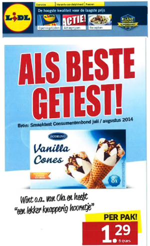 Misleidende reclame Lidl