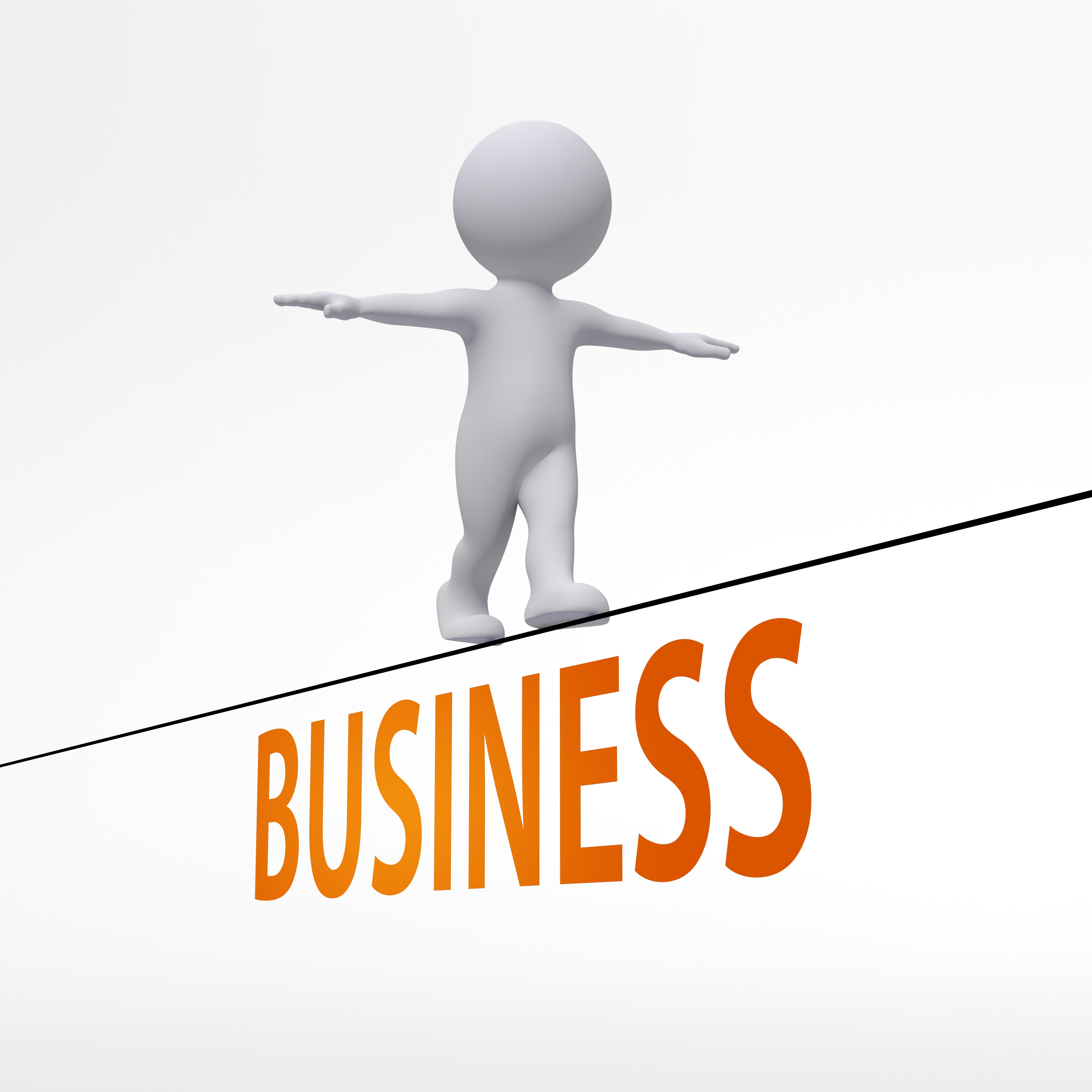 business balanceren