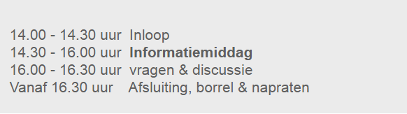programma 27 maart