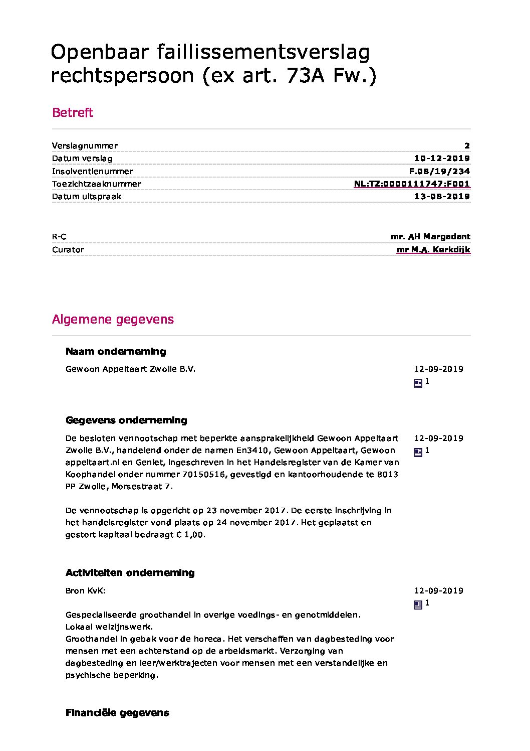 Gewoon Appeltaart – verslag 002