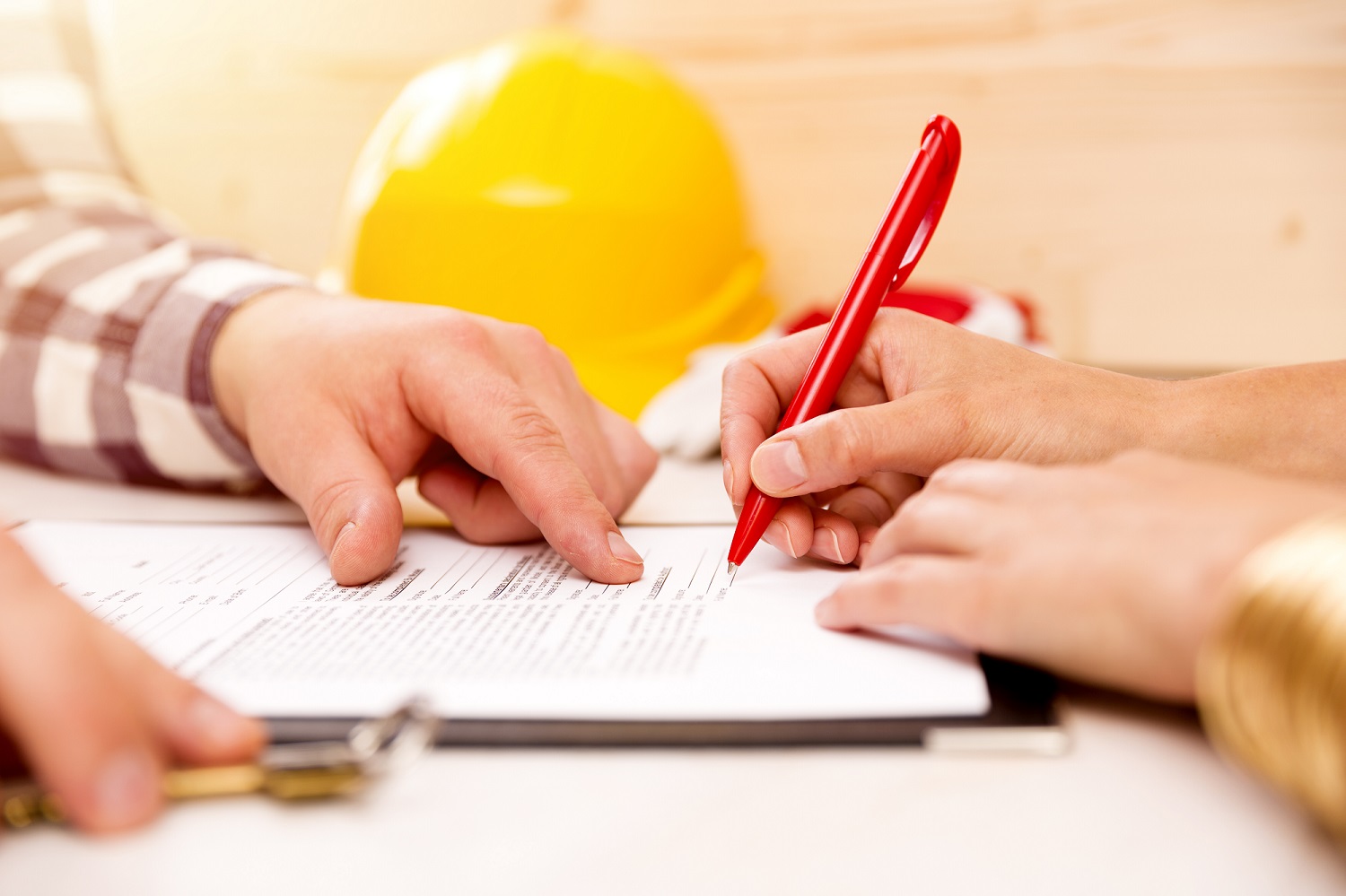 bouw handtekening