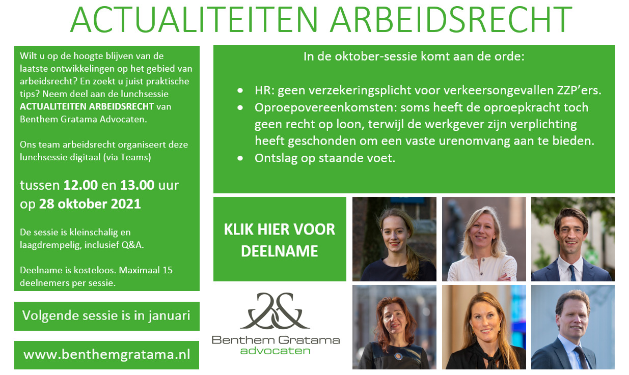 uitnodiging arbeidsrechtsessie oktober