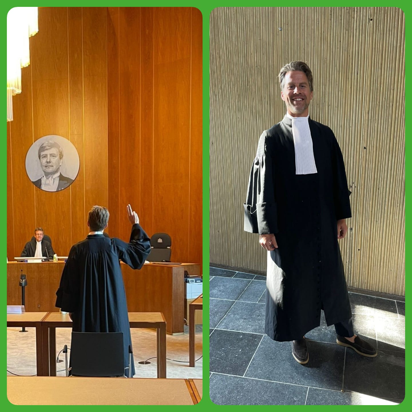 Foto Jan Jaap beëdiging